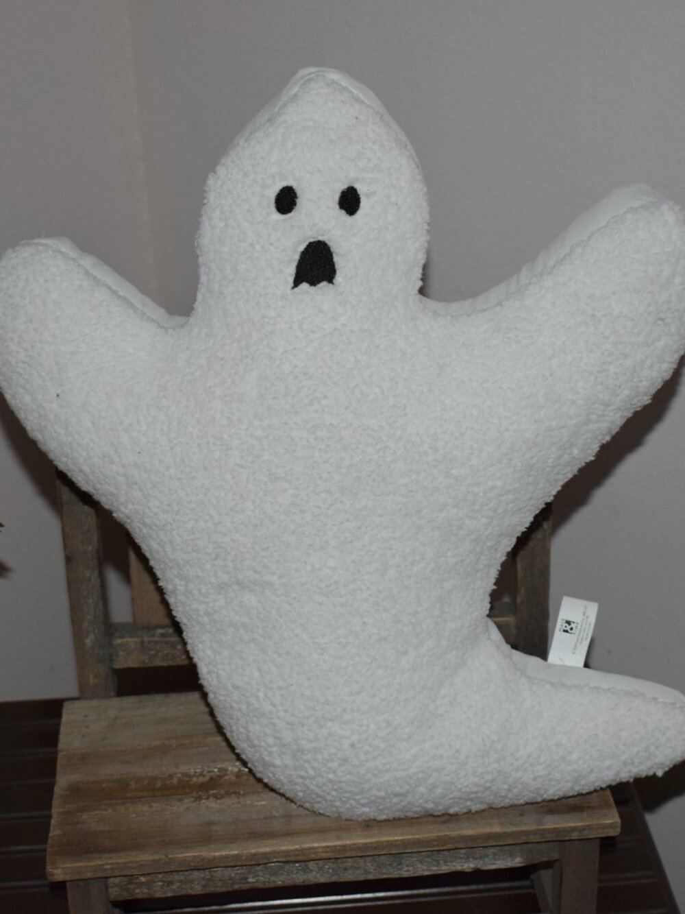 Place and Time Joann Spooky White Ghost Throw Pillow Fall Halloween Decor